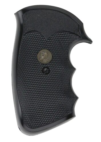 Pachmayr 02528 Gripper Grip Checkered Black Rubber with Finger Gr