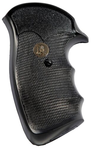 Pachmayr 03175 Gripper Grip Checkered Black Rubber with Finger Gr