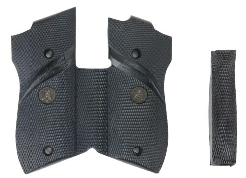 Pachmayr 03306 Signature Grip Wraparound Checkered Black Rubber w