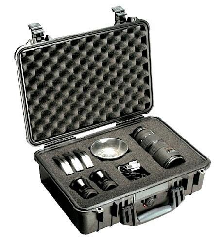 Pelican 1500000110 Protector Case Black Polypropylene Holds Handg
