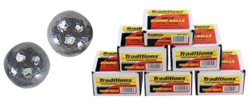 Traditions A1241 Rifle Round Balls  50 Cal Lead Ball .490 Dia 177