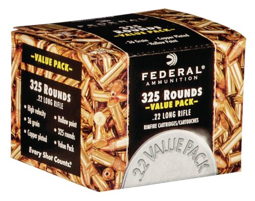 Federal 725 Champion Training Value Pack 22 LR 36 gr Copper Plate