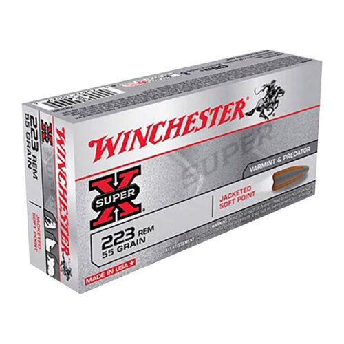 Winchester Ammo W223HP55 Power-Point  223 Rem 55 gr Boat Tail Hol
