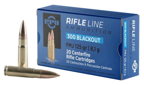 PPU PP300BF Standard Rifle  300 Blackout 125 gr Full Metal Jacket
