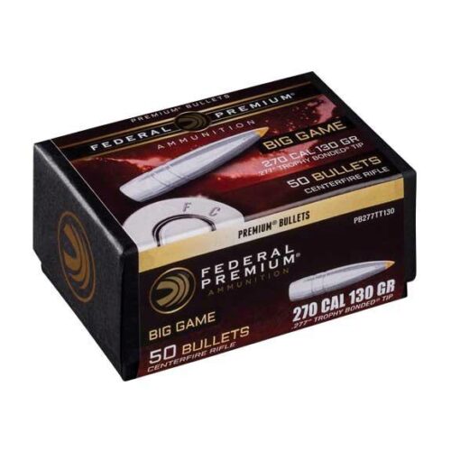 Fed Bullets .277 130 Gr Trophy Bonded
