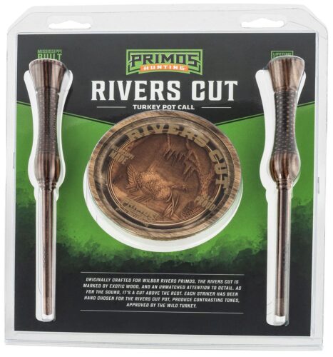 Primos PS2921 Rivers Cut  Friction Call Turkey Sounds Brown Hardw
