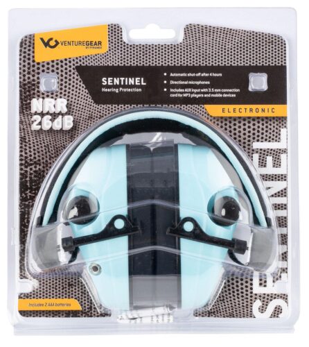 Pyramex VGPME26 Venture Gear Sentinel Muff Polymer 26 dB Over the