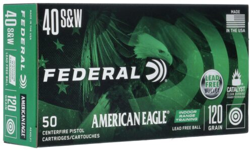 Federal AE40LF1 American Eagle Indoor Range Training 40 S&W 120 g