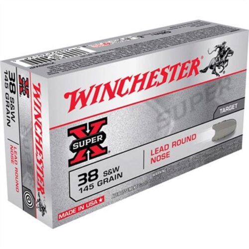 SUPER-X AMMO 38 S&W 145GR LRN