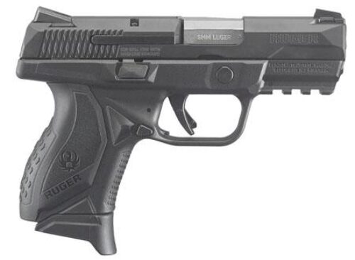 Ruger 8635 American Pistol Compact 9mm Luger 3.55 Barrel 17+1, Bl