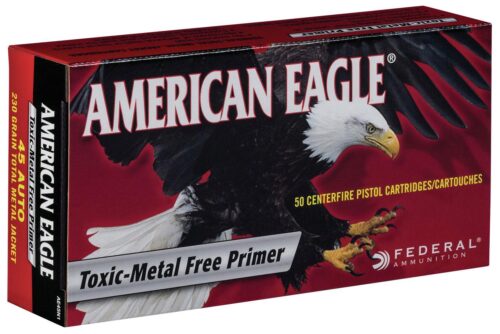 Federal AE45N1 American Eagle IRT  45 ACP 230 gr Total Metal Jack