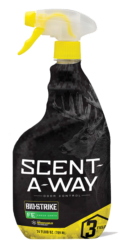 Scent-A-Way 100084 Max Field Spray Odor Eliminator Earth Scent 24