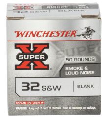 Winchester Ammo 32BL2PW Super X Blank 32 S&W 50 Per Box/ 100 Case