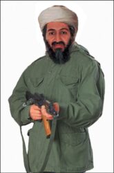 Action Target 1RT100 Military Terrorist Photo Osama Bin Laden Hea