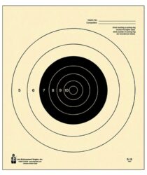 Action Target B16100 Competition NRA Slow Fire Bullseye Tagboard