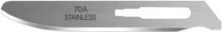 Havalon Piranta #70A Stainless Steel Thicker Blunt-Tip Blades - One Dozen