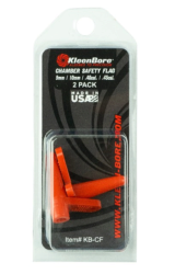 KleenBore KB-CF Chamber Flag  Orange 4.30 Long 2 Pack