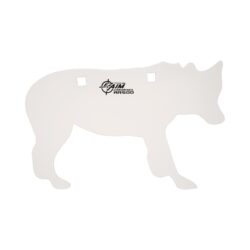 EZ-Aim 15574 Shooting Silhouette  Coyote 0.38 Thickness White