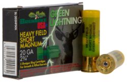 Brenneke SL202HFSGL Green Lightning Heavy Field Short Magnum 20 G