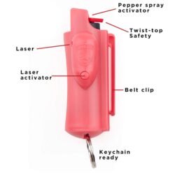 Guard Dog PSGDAFOC181PK AccuFire  OC Pepper 0.50 oz Pink Includes