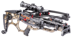 Feradyne AXE Crossbow 405fps 3 Bolts & Illum Reticle Multi-Range Scope Black