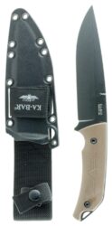 Ka-Bar 7503 Jarosz Turok 6.25 Fixed Clip Point Plain Black 1095 C