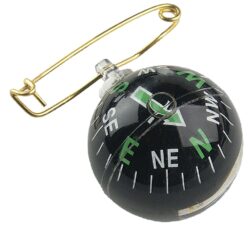 Allen 484 Compass  Black Pin On 1.50 Long Small Includes Safety P