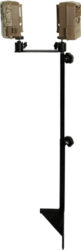 Muddy MUDMTCATCS03 Dual Game Camera Mount 19-41 High Black Steel