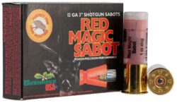 Brenneke SL123RMS Red Magic  12 Gauge 3 1 oz Sabot Slug Shot 5 Pe
