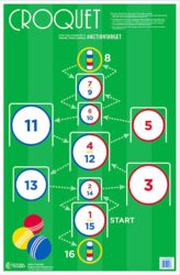 Action Target GSCROQUET100 Entertainment  Croquet Paper Hanging 2