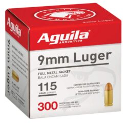 Aguila 1E097700 Target & Range Handgun 9mm Luger 115 gr Full Meta