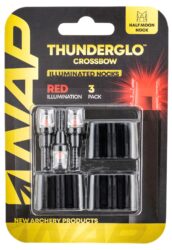 NAP NAPILLNXRD3PK Thunderglo Illuminated Nock Crossbow Red Half M