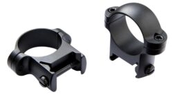 Burris 420080 Zee Rings  Black Gloss 1 Low