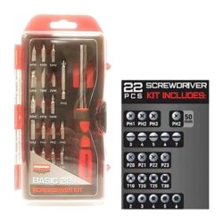 Birchwood Casey BSDS Basic Screwdriver Kit  22 Pieces Includes Sl