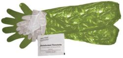 HME GCG4 Game Cleaning  Green Shoulder Length/Form Fitting OSFA 4