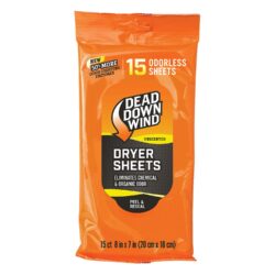 Dead Down Wind 1113 Dryer Sheets  Odor Eliminator Odorless Scent
