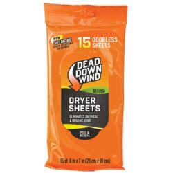 Dead Down Wind 11913 Dryer Sheets  Cover Scent Natural Woods Scen
