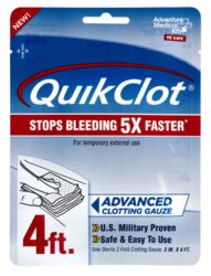Adventure Medical Kits 50200026 QuikClot  Stop Bleeding White 3 x