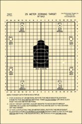Action Target ALTC2100 Sighting Zeroing Center Mass Tagboard Hang
