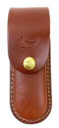 Hunter Company 027-111 Knife Sheath  Belt Loop Tan Leather Fits 4