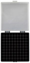 Berry's 16678 Ammo Box  40 S&W/45 ACP Clear/Black Polypropylene 1