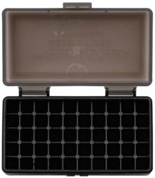 Berry's 19642 Ammo Box  380 ACP/9mm Luger Smoke/Black Polypropyle
