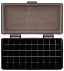 Berry's 13897 Ammo Box  40 S&W/45 ACP Smoke/Black Polypropylene 5
