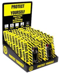 Eliminator Spray EKCH1416 Pepper Spray Lipstick Case Counter Disp