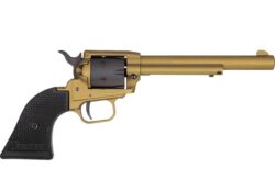 Heritage Mfg RR22S6 Rough Rider  22 LR 6 6.50, Gold Cerakote Barr