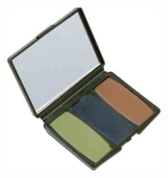Hunters Specialties 00260 Camo-Compac 3 Woodland Makeup Kit Black