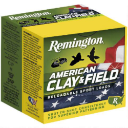 AMERICAN CLAY & FIELD AMMO 12 GAUGE 2-3/4'' 1-1/8 OZ #8 SHOT