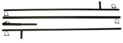 Mojo Outdoors HW2204 Extension Pole  Black Metal 12'