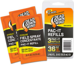 Dead Down Wind 1310 Evolve Field Spray Pac-It Refills Cover Scent