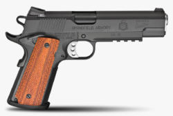 1911 45 PRO MOD BK/WD LT RAIL